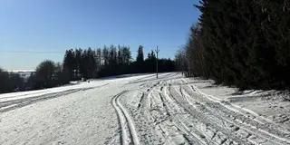 Běžecká stopa za chatou